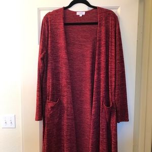 Maroon Duster cardigan